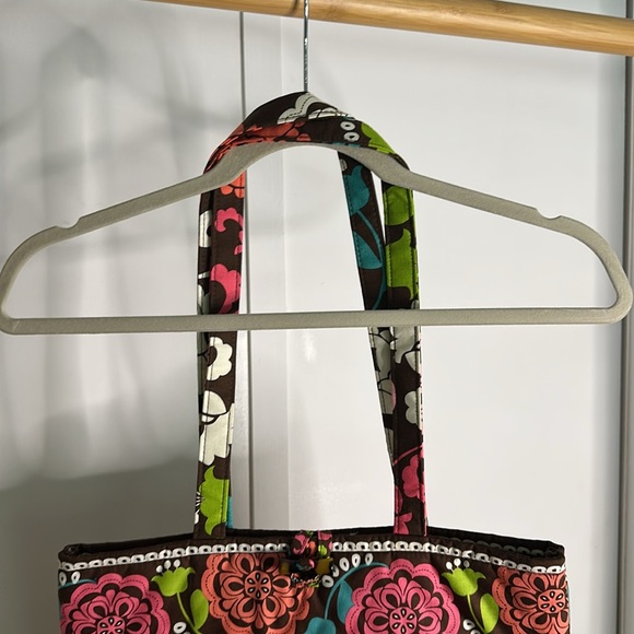 Vera Bradley Vibrant Floral‎ Quilted Tote Bag Lola print - Picture 3 of 7